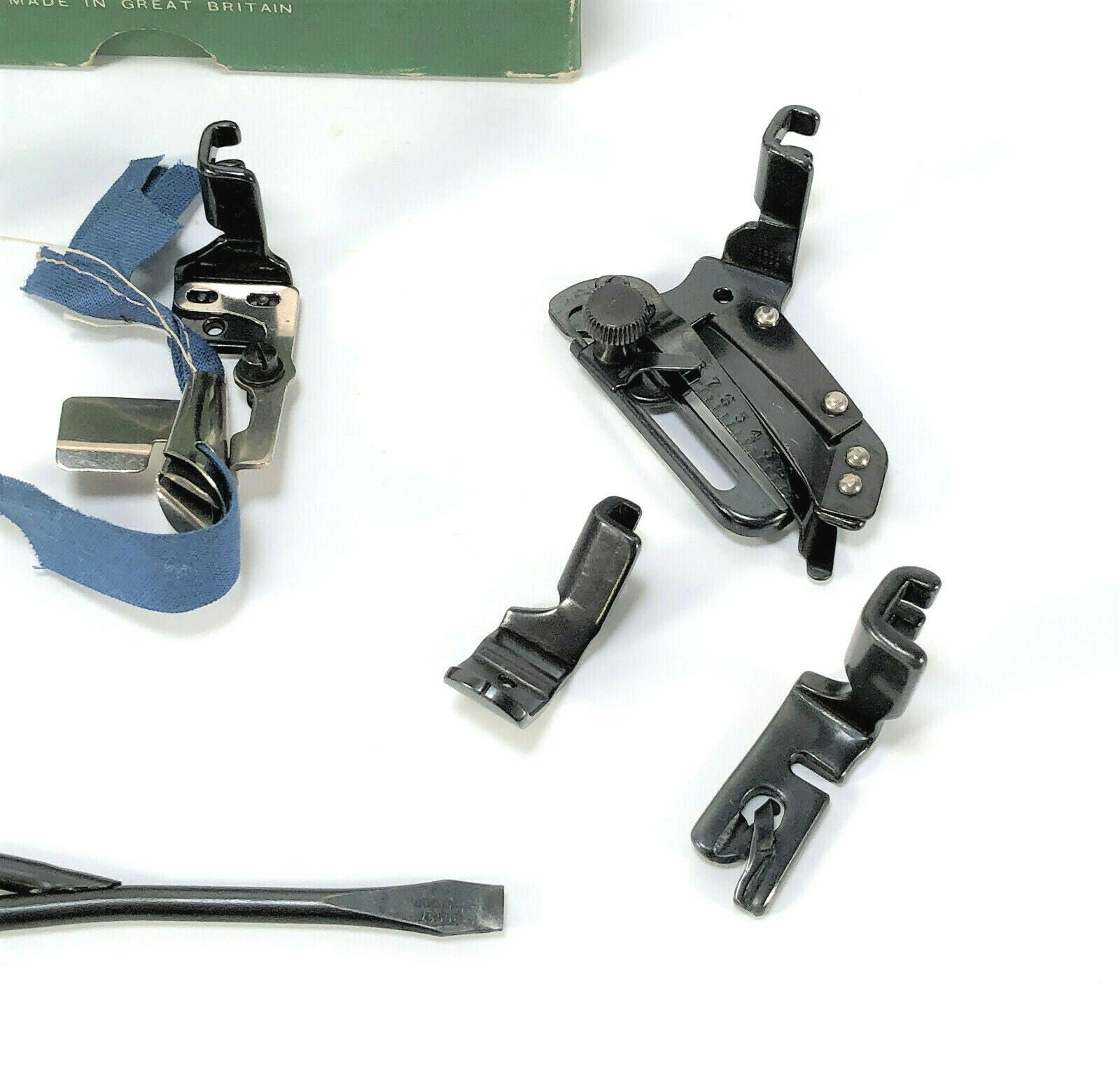 Singer Blackside Low Shank Sewing Machine Presser Feet Attachment Set Simanco - The Old Singer Shop