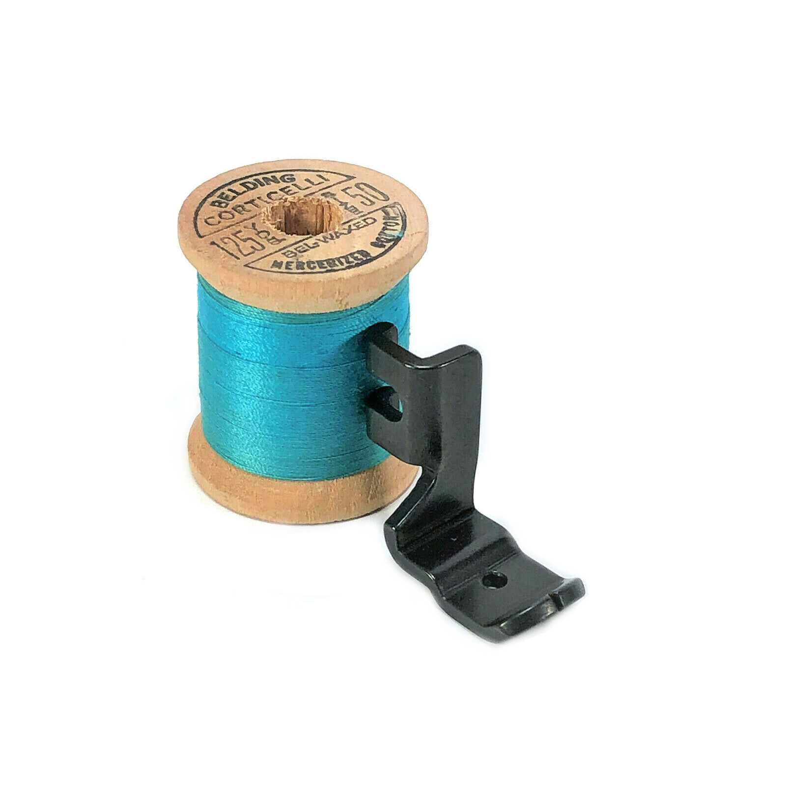 Singer Sewing Machine Blackside Low Shank Rolled Hemmer Foot 5/64 Simanco  120855 B