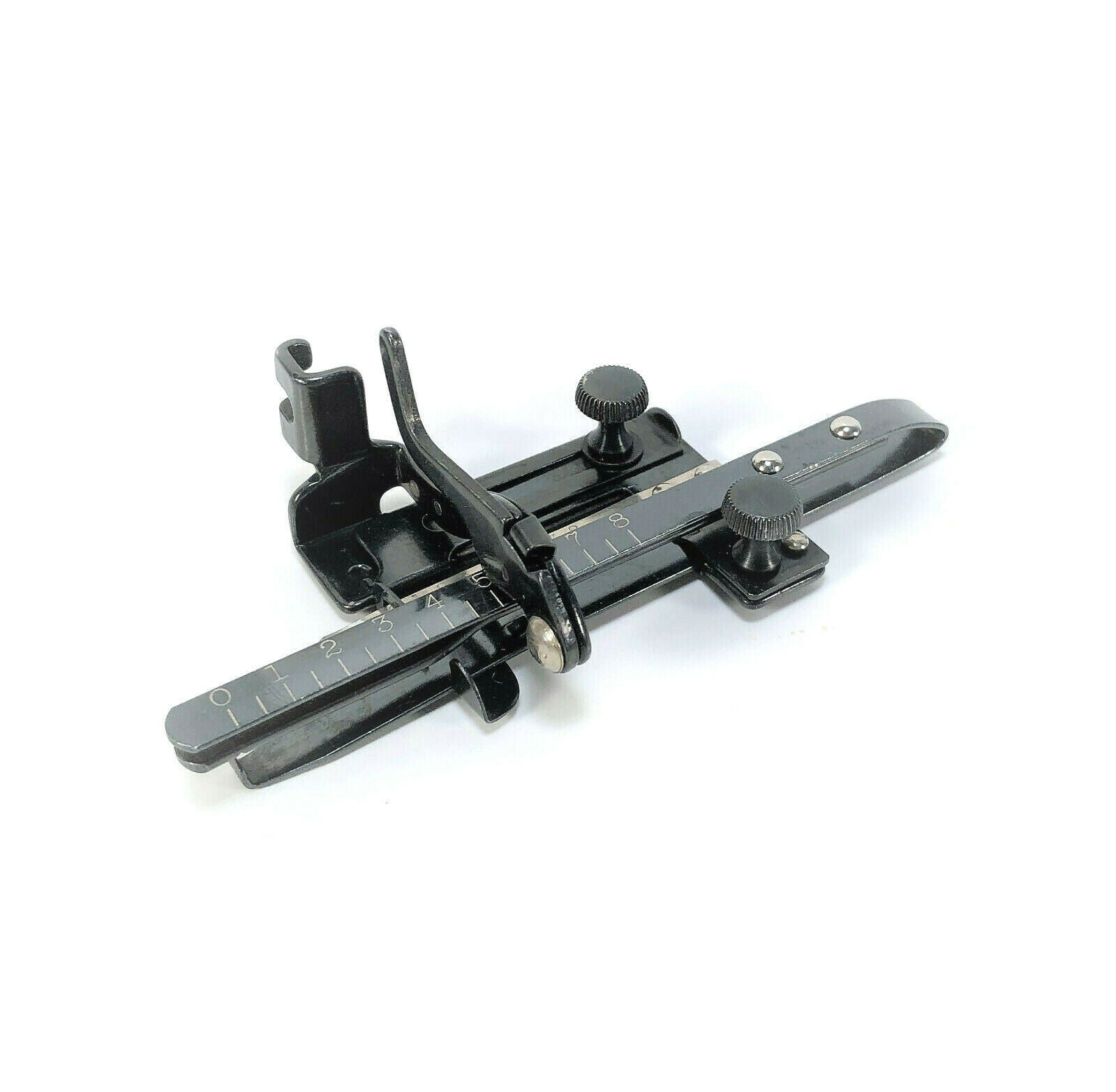 Singer Sewing Machine Blackside Low Shank Tucker Foot Attachment Simanco 36583 B - The Old Singer Shop