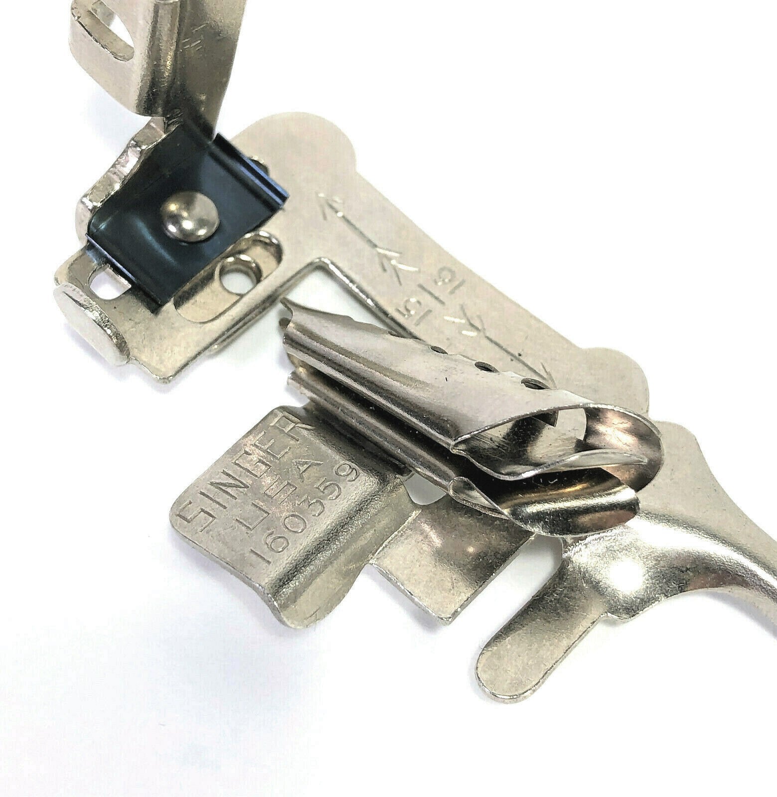 Singer Sewing Machine Low Shank Multi Slotted Binder Foot Attachment Simanco 160359 - The Old Singer Shop
