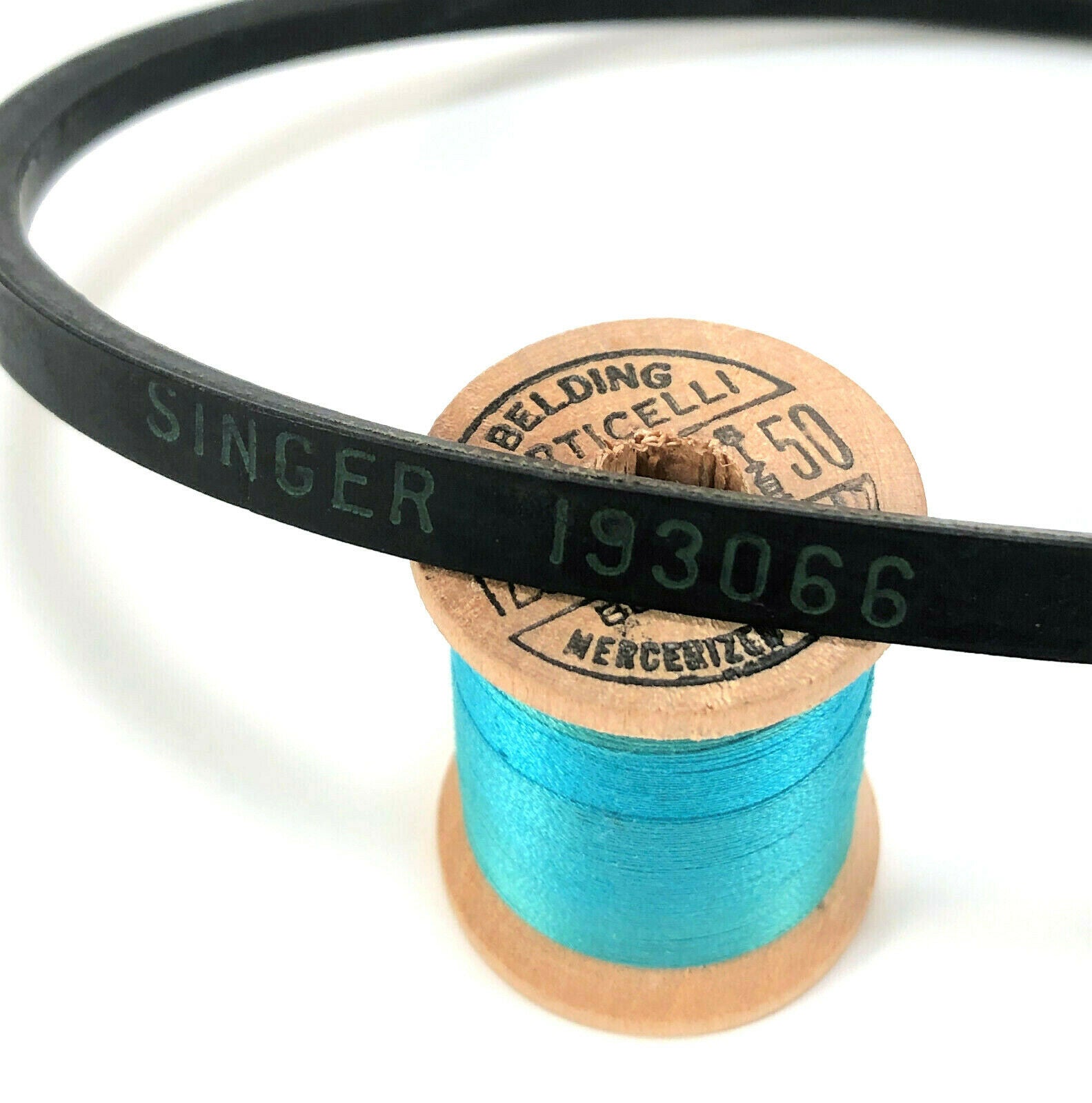 Singer Sewing Machine 13 3/4" V Belt Simanco 193066 15 66 99 127 128 Spoked Wheel Original NOS - The Old Singer Shop