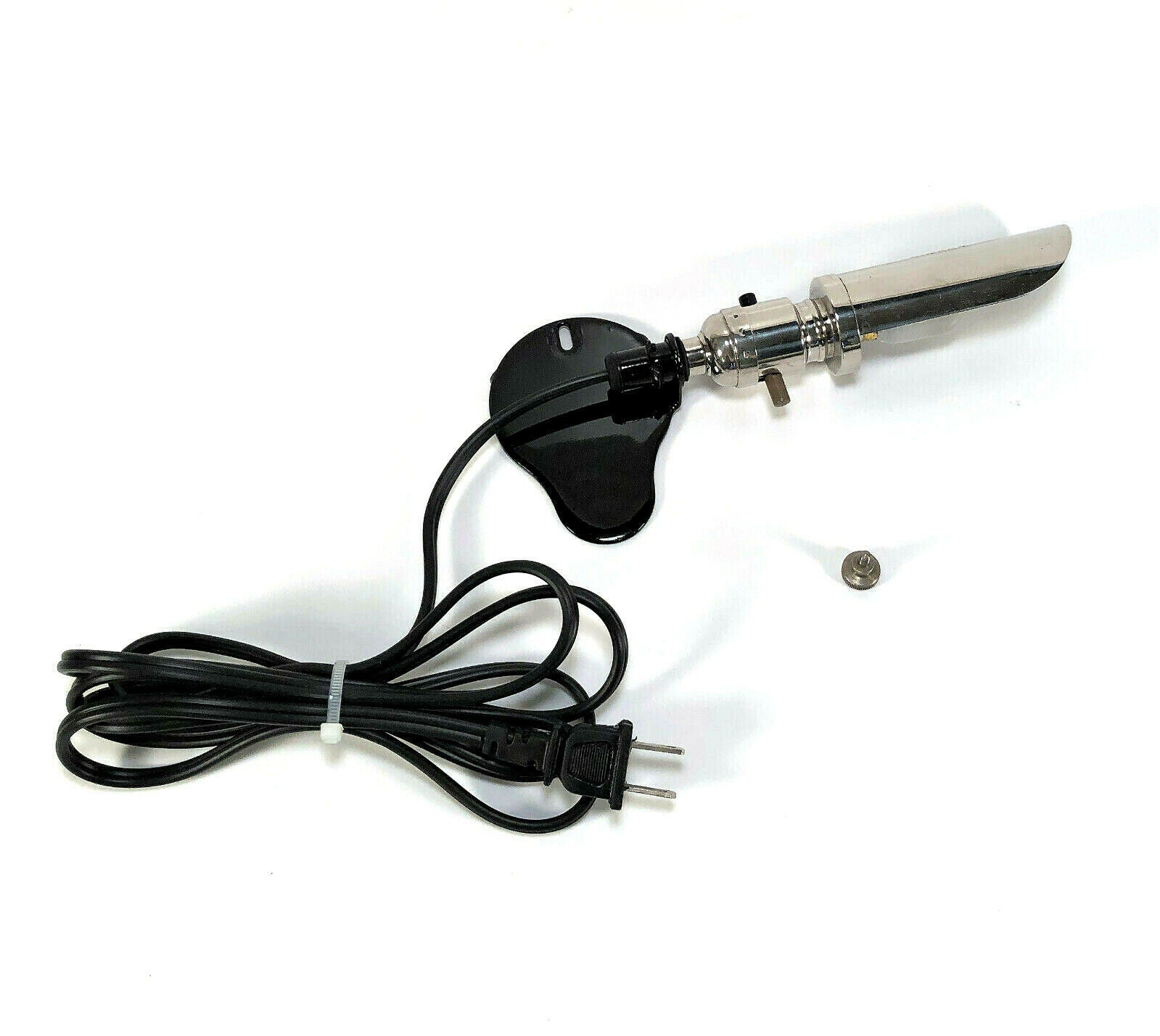 Singer Treadle Sewing Machine Work Light Lamp Nickel Plate Original Simanco Part - The Old Singer Shop