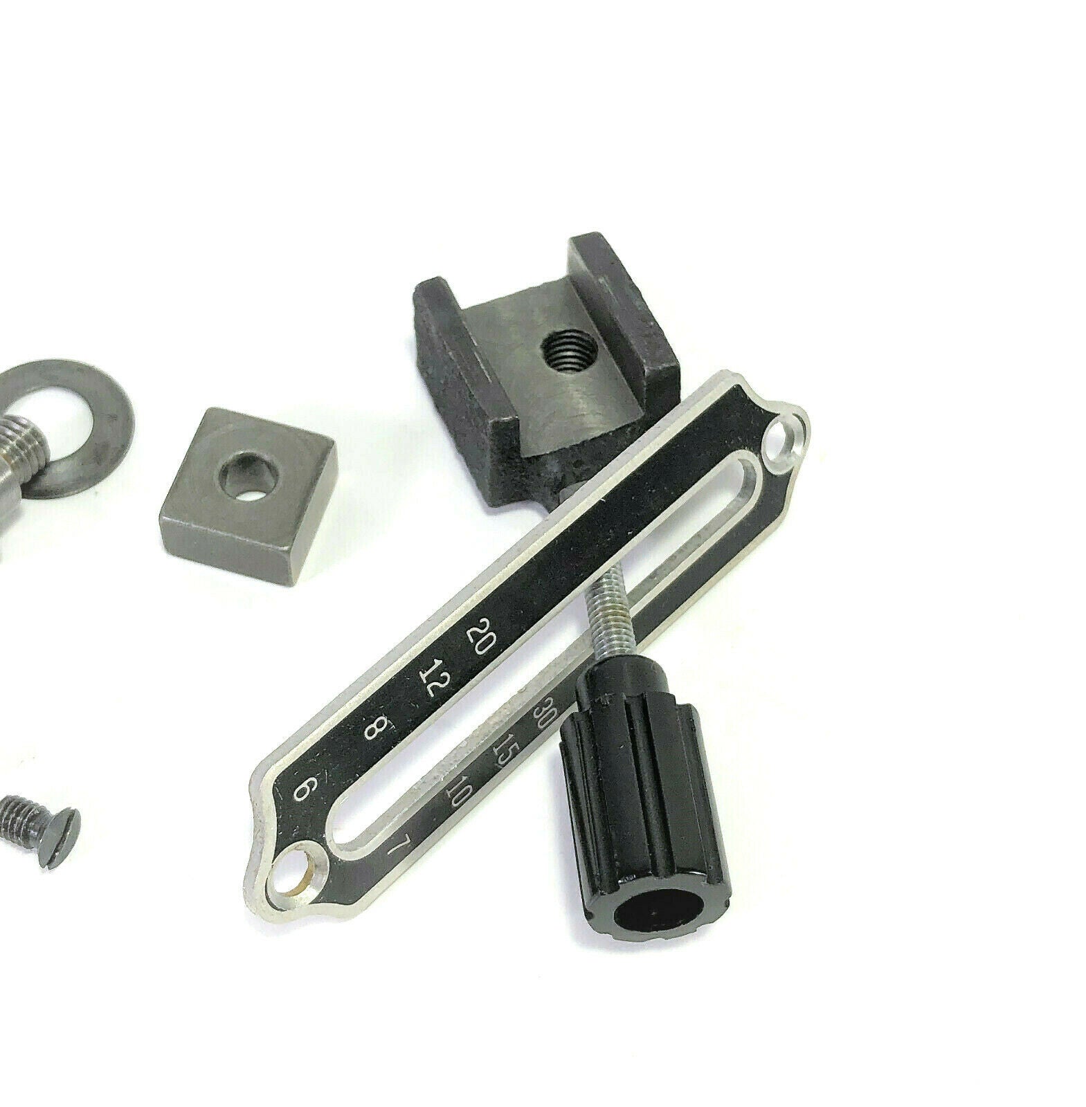 Singer White 221K Featherweight Sewing Machine Stitch Length Regulator Lever Assembly Simanco - The Old Singer Shop