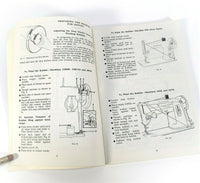 Vintage Singer Manual of Family Sewing Machines Students Instruction Book 1963 - The Old Singer Shop