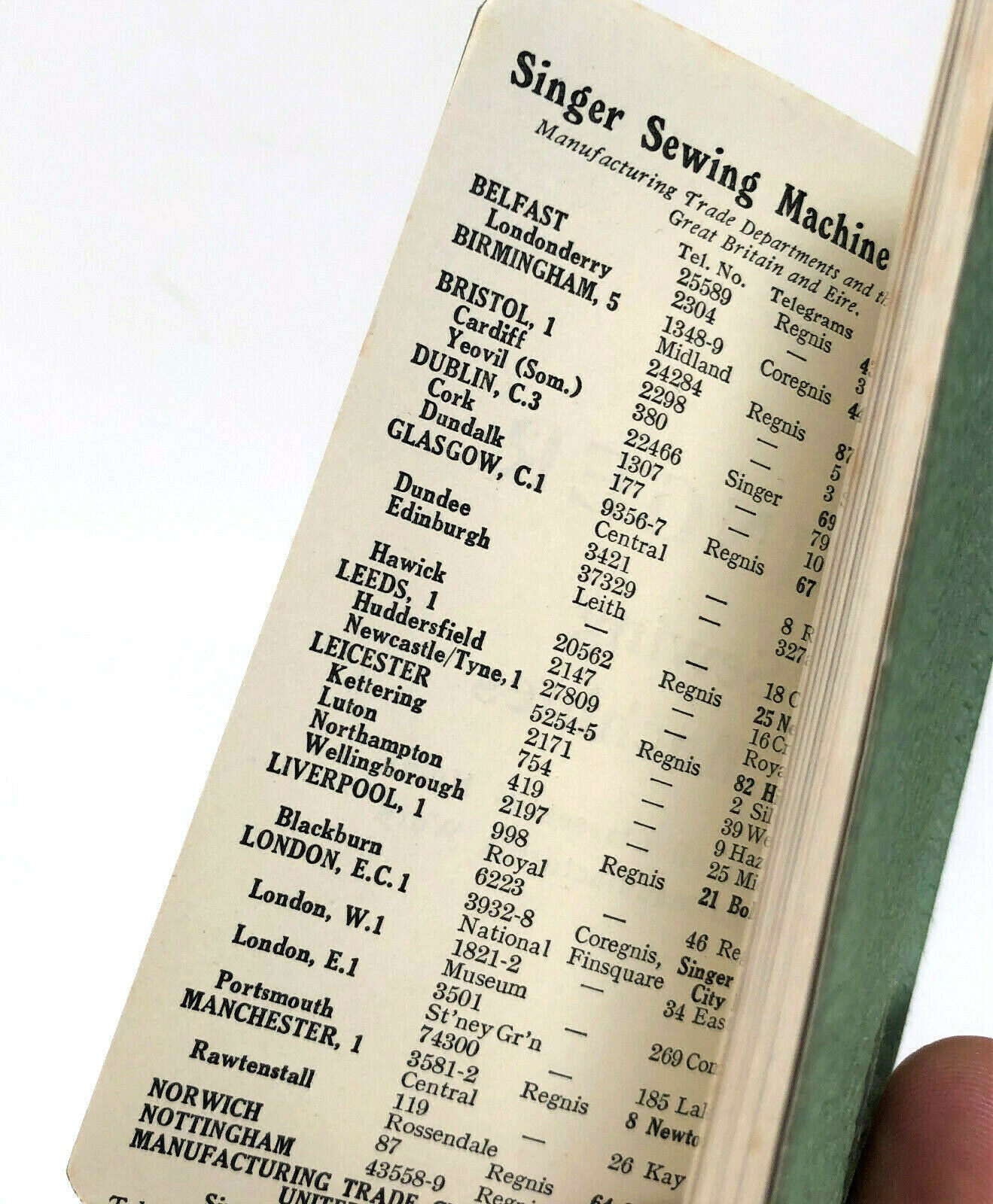 Vintage Singer Sewing Machine Advertising Pocket Notebook with Pencil - The Old Singer Shop