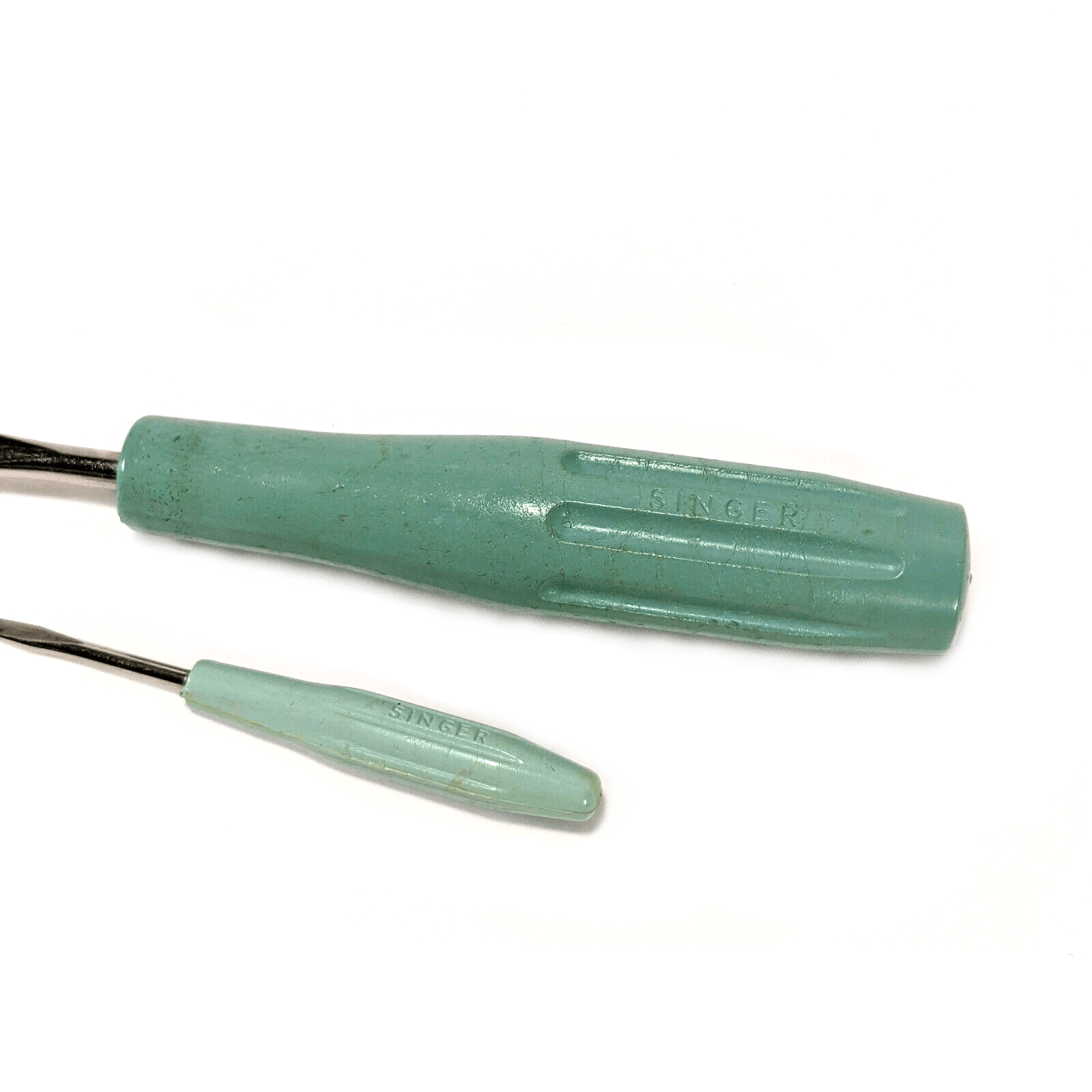 Vintage 60s Singer Sewing Machine Blue Handle Screwdriver Set Simanco 161294 161295 - The Old Singer Shop