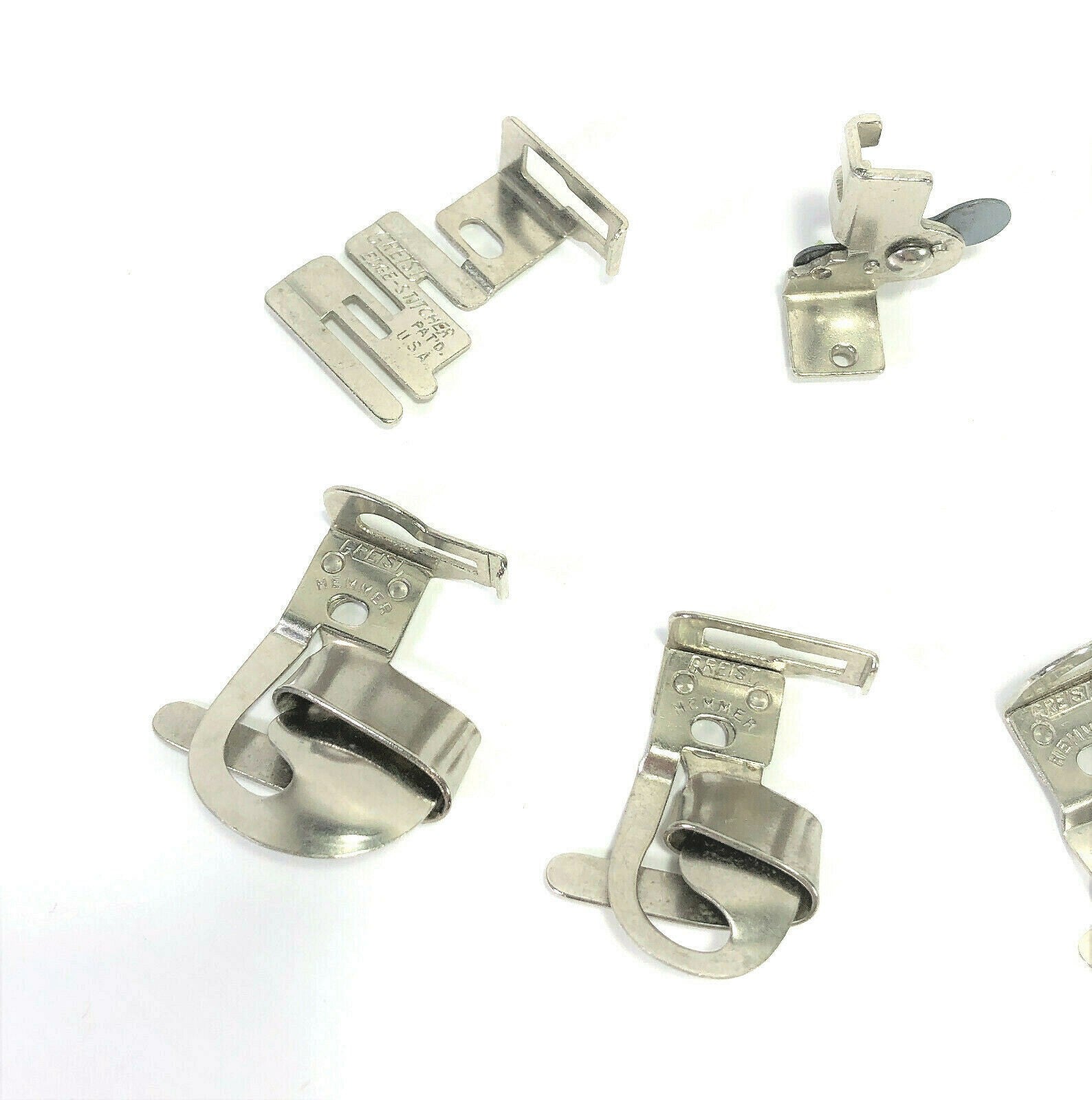 Vintage Greist Low Shank Sewing Machine Presser Foot Attachment Set - The Old Singer Shop