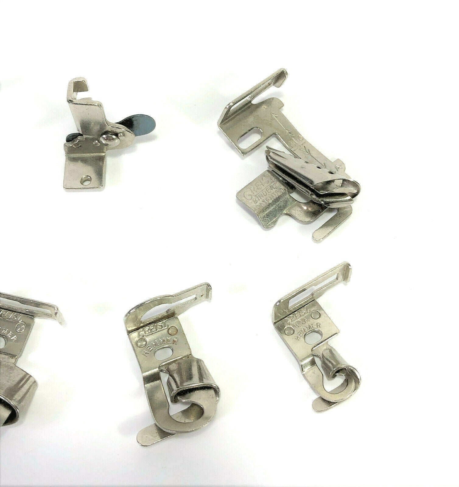 Vintage Greist Low Shank Sewing Machine Presser Foot Attachment Set - The Old Singer Shop