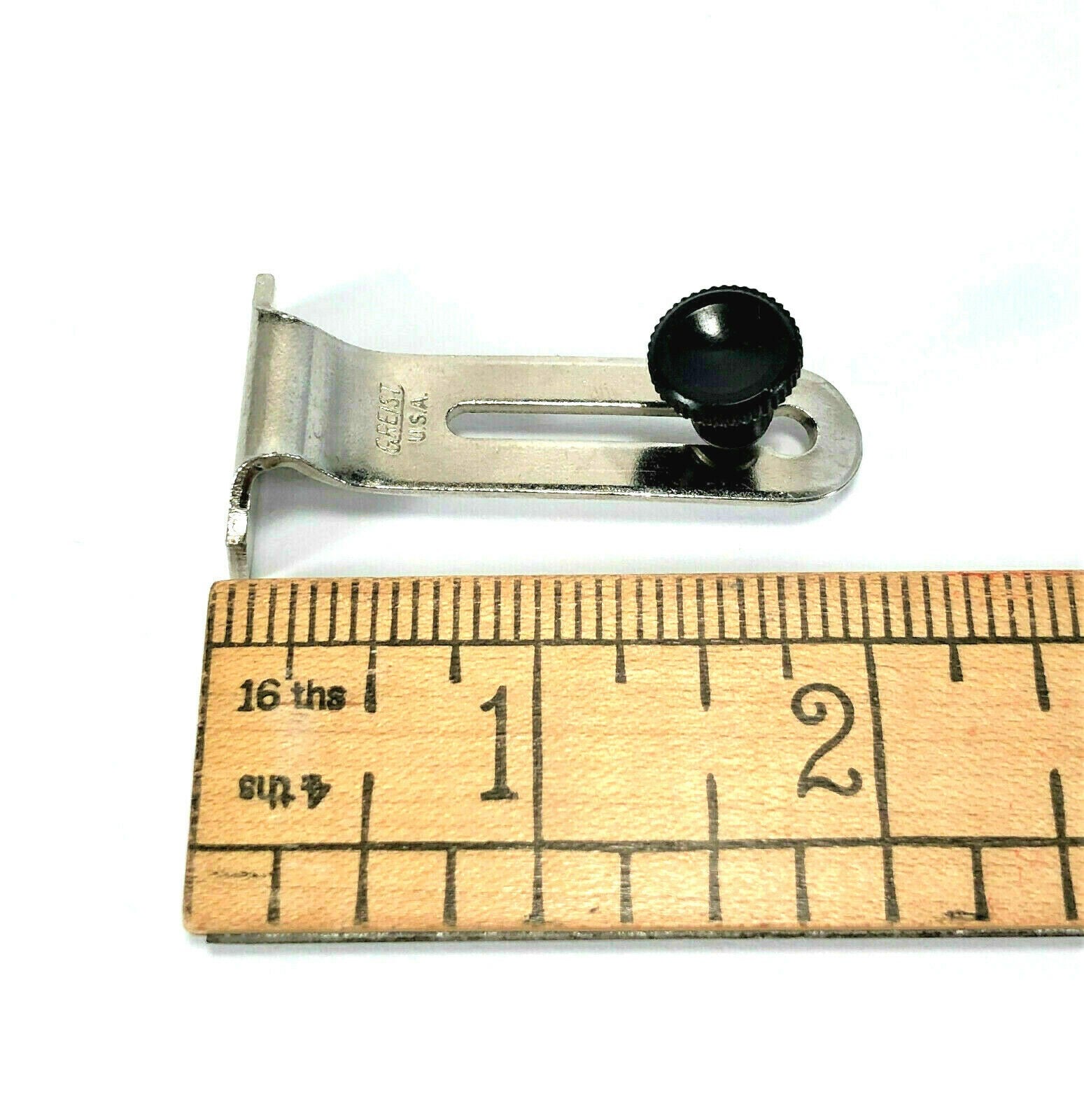Vintage Greist Sewing Machine Seam Cloth Hem Guide with Thumb Screw USA - The Old Singer Shop