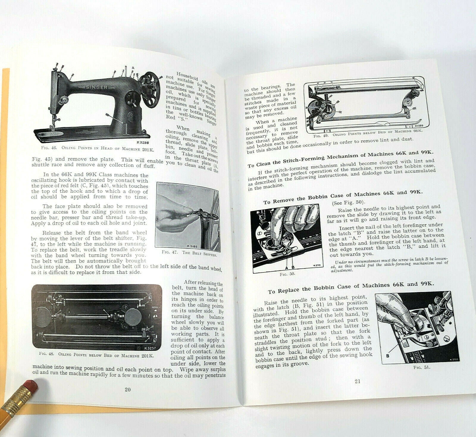 Singer Manual of Family Sewing Machines Students School Instruction Book 1948 - The Old Singer Shop