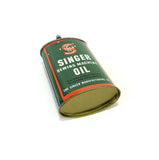 Vintage Singer Sewing Machine Oval 3 oz Oil Can Handy Oiler with Lead Spout - The Old Singer Shop