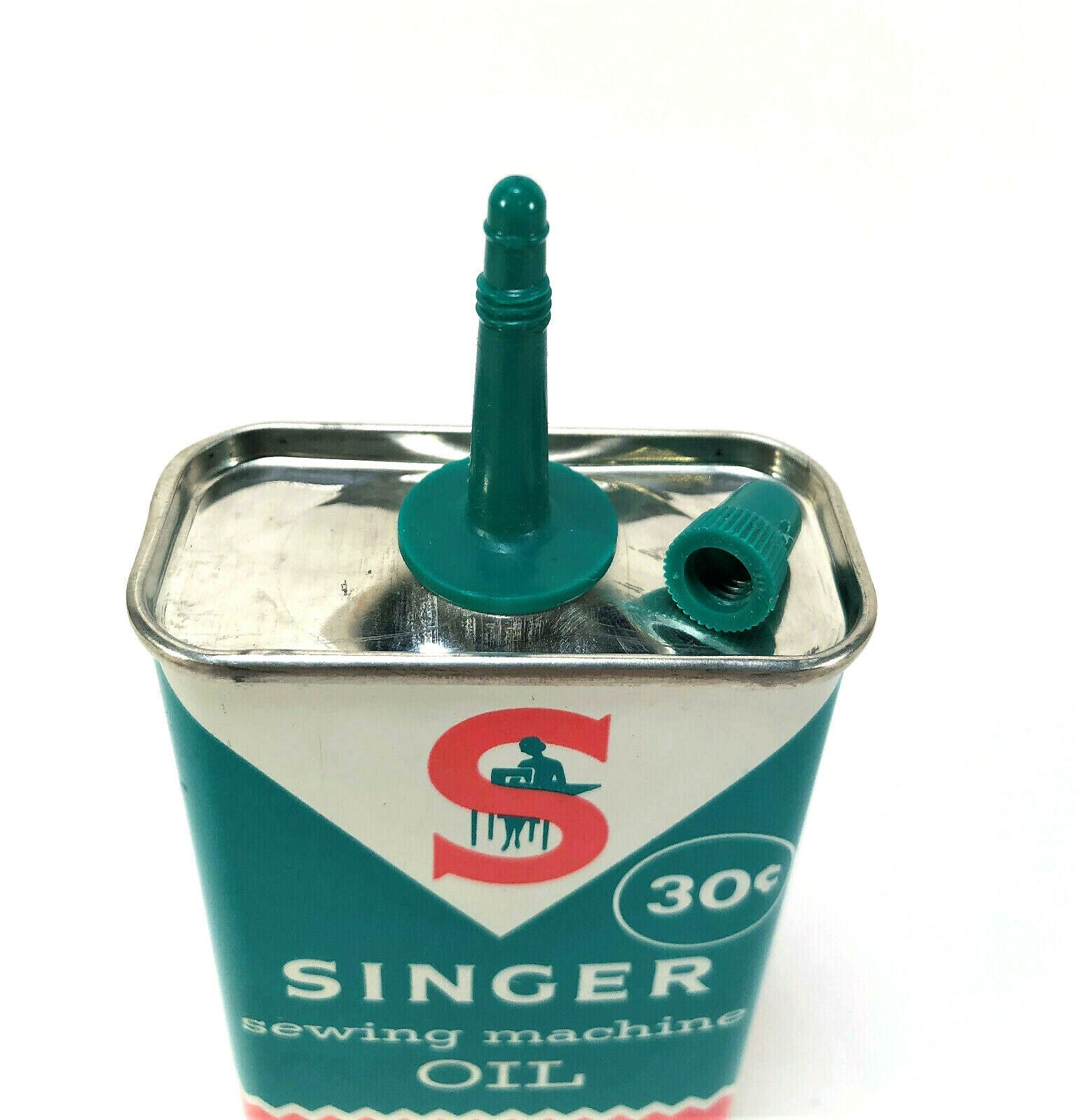 Vintage Singer Sewing Machine 4 oz Oil Can Handy Oiler Sealed